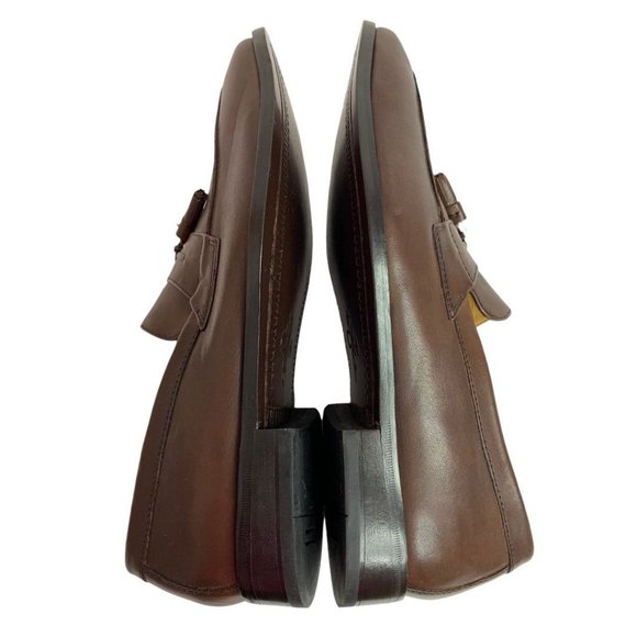 Size 10M Men\'s Cole Haan Tassel Pinch Loafers Brown Leather C07907 main image 10